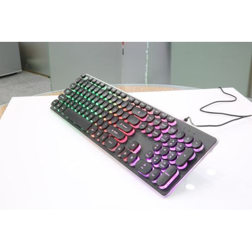 Gaming Clavier Gamer + Souris - RGB Français - Noir - Prix pas cher