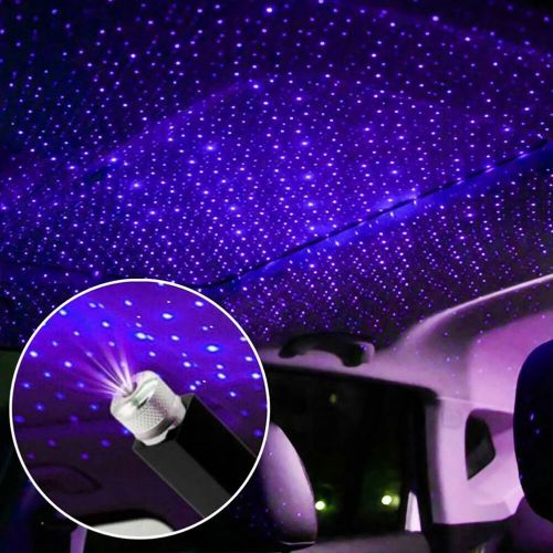 Generic Mini LED voiture toit étoile veilleuses projecteur lumière intérieur  ambiant nuit étoilé ciel USB LED lumières décoratives à prix pas cher