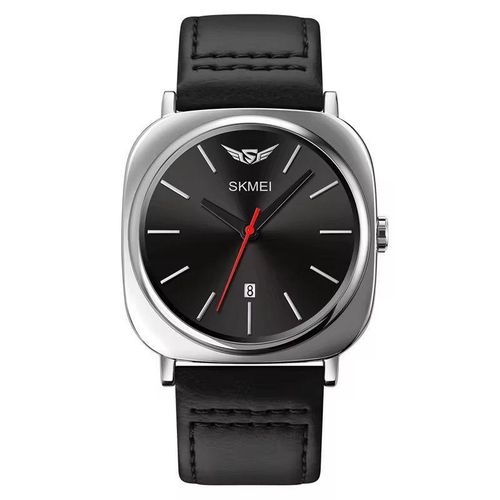 product_image_name-Fashion- Montre à Quartz Imperméable Pour Hommes _ Bracelet en Cuir _ SKMEI 1884-1