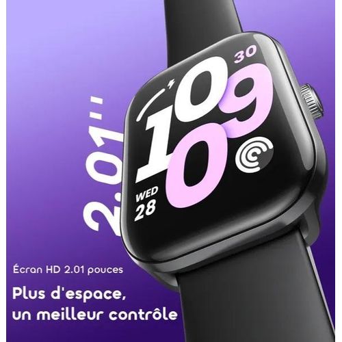 Oraimo _Watch 6 Lite – Montre Connectée 2,01 Pouces avec Interface Élégante et Appels Bluetooth - image 3