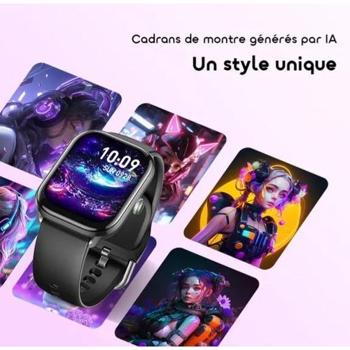 Oraimo _Watch 6 Lite – Montre Connectée 2,01 Pouces avec Interface Élégante et Appels Bluetooth - image 7