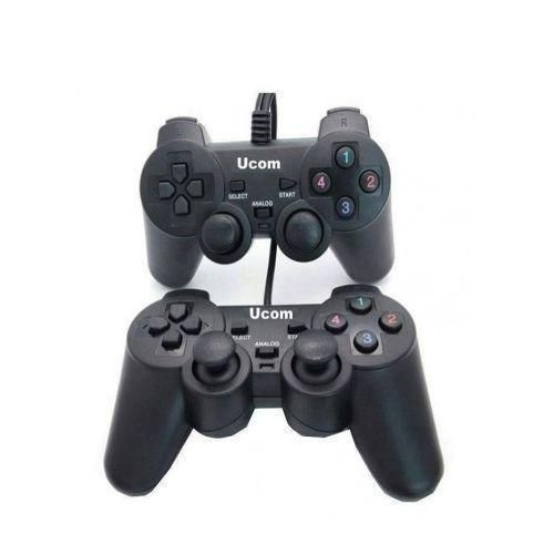 Generic 2 PCS Manette De Jeu Contrôleur Pour PC Ordinateur Portable - Noir