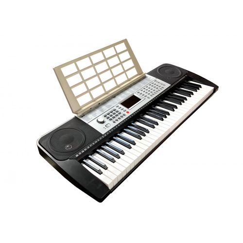 Piano JL-639 électronique à Clavier éducatif 61 Touches Multifonctionnel –  Blanc/Noir - Prix pas cher