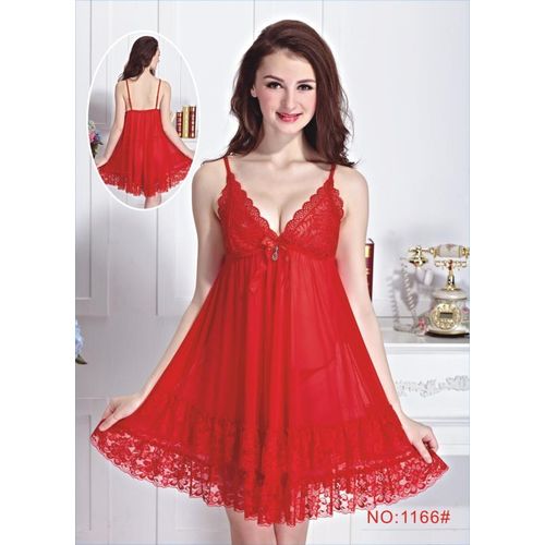 Generic Robe De Nuit 2 PC En Dentelle Transparente Prix pas cher Jumia CI