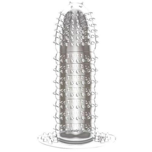 product_image_name-RUNSONE-5in1 Penis Sleeves Cock Enlarger Extender Ring Silicone Condom Sex Toys For Men-5