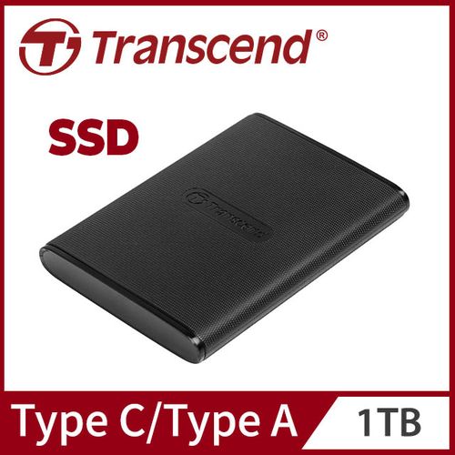 Transcend SSD EXTERNE USB 3.1 Gen 2 USB Type-C - 1 Tera - Noir