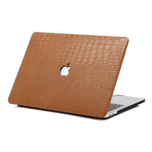 product_image_name-Kit-Coque Macbook : Kiit de Protection Similicuir Marron pour Macbook Air 15 Pouces, 2022 à 2025 (A2941, A3114, A3241)-2