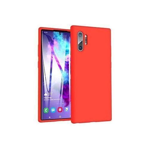 Diverse Coque Silicone Compatible Samsung Galaxy Note 10 Plus Avec Antichoc- Rouge