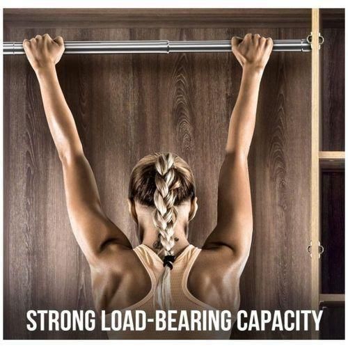 product_image_name-Generic-Barre de Penderie Télescopique en Acier Inoxydable – Tringle à Vêtements Réglable pour Armoire & Placard-3