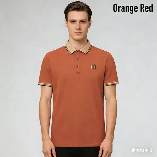 product_image_name-Fashion-Polo décontracté d'affaires pour hommes, T-Shirt d'été à manches courtes avec strass-3