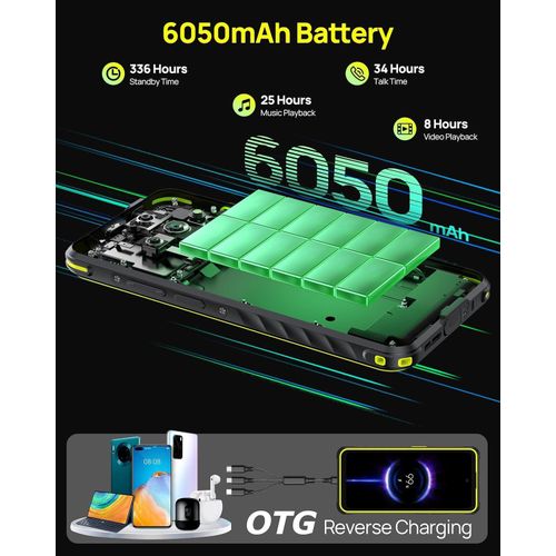 product_image_name-Ulefone-Armor X31 Téléphone Portable Incassable, 12Go+128Go/TF 2To 48MP+20MP Vision Nocturne, Dimensity Android 14 6.56'' 120Hz 6050mAh Smartphone étanche Dual Sim/NFC-3