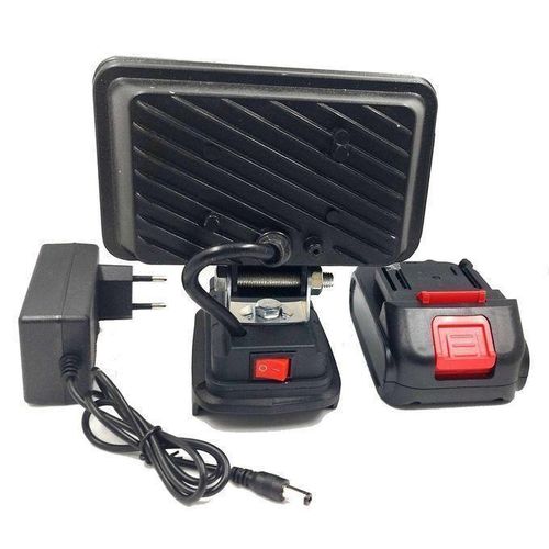 Generic Lampe Led De Travail Avec Batterie Rechargeable 48 Volts- Noir - image 2