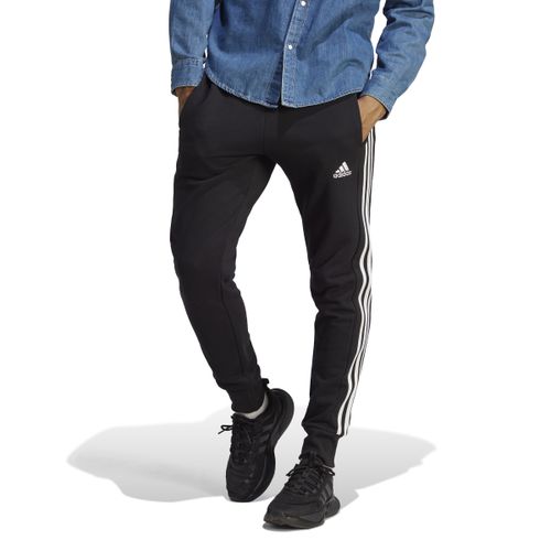 Adidas Pantalon Fusele En Molleton Essentials Cuff 3 Stripes Hommes Noir Prix pas cher Jumia CI