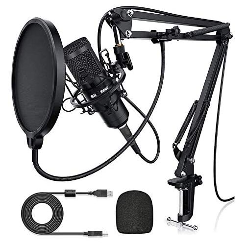 Microphone, Microphone à Condensateur Kit YOTTO USB, Microphone Cardioïde  pour Enregistrement Vidéo , Conversation, Podcast, - Cdiscount  Informatique