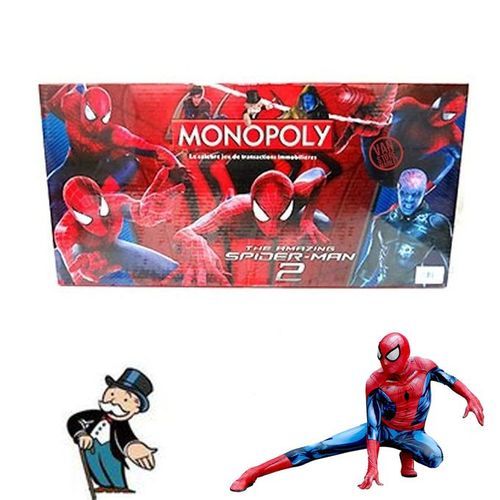 Monopoly Junior Jeux Super Classic - Spiderman - Prix pas cher