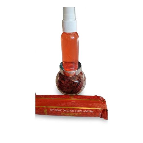 Authentique Pack encens yiri farani(100g)+parfum spray 60ml+ charbon - image 2