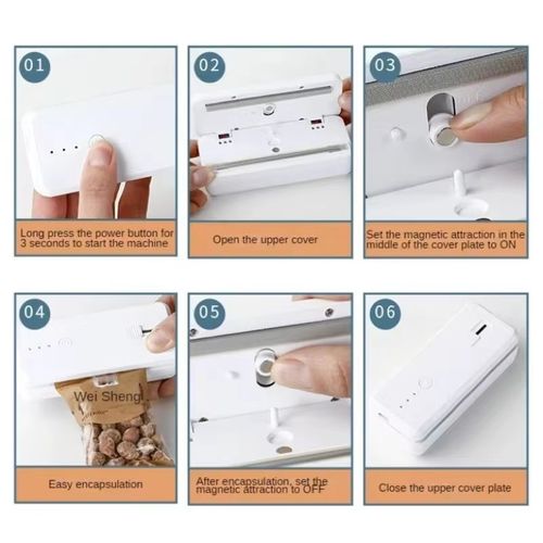 Generic Machine De Scellage Portable Mini 2 En 1 Pour Emballage Alimentaire - image 6