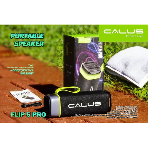 product_image_name-Generic- Haut-parleur Bluetooth portable flip 5 pro Led-1