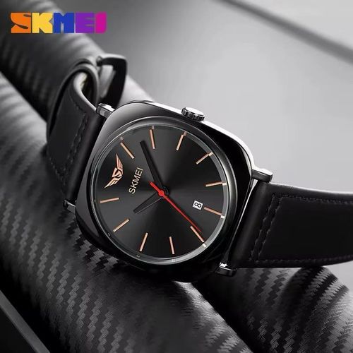 product_image_name-Fashion-Montre à Quartz Imperméable Pour Hommes _ Bracelet en Cuir _ SKMEI 1884-3