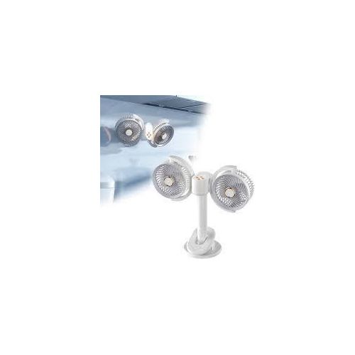 Generic Ventilateur Double Tête Rechargeable - image 2