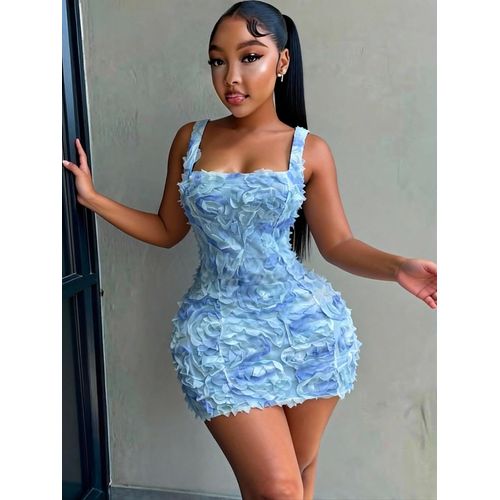 product_image_name-Yolanda-Robe romantique mini avec motif floral rose bleu et bretelles ajustables-1