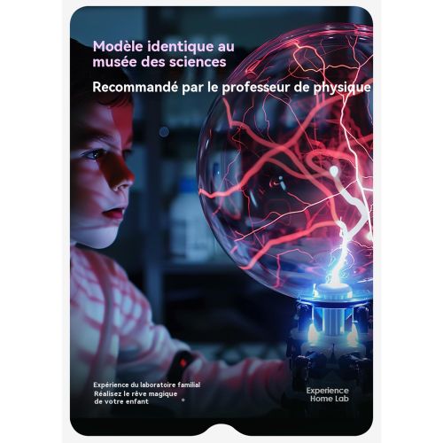 Generic Veilleuse de Chambre LED Créative Tactile USB - Lampe Décorative Globe Plasma pour Ambiance Nuit - image 3