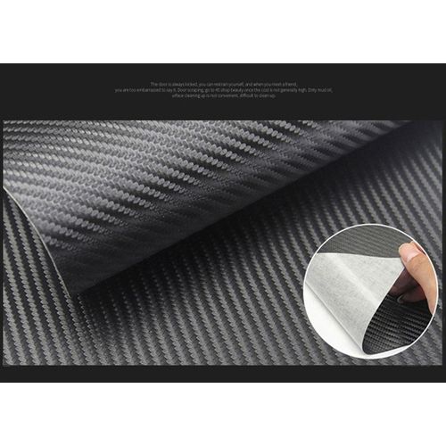 5D fibre de carbone caoutchouc style autocollant de voiture seuil de porte  protecteur marchandises pour KIA Toyota BMW Audi Mazda Ford Hyundai JEEP