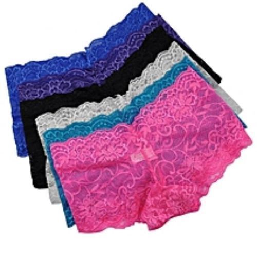 Fashion 6 Slips Femme - Dentelle Sexy - Prix pas cher