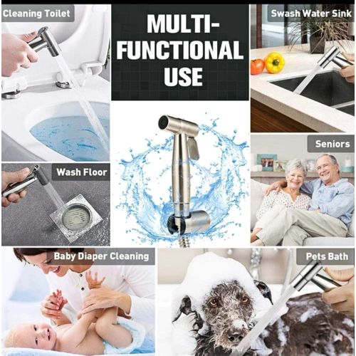 product_image_name-Generic-Douchette WC Pulvérisateur De Toilette En Acier Inoxydable-4