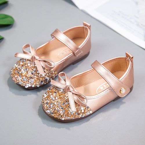 Ballerine en cuir fille