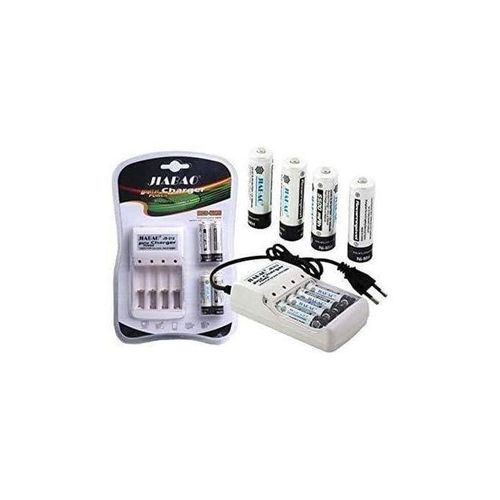 Generic Puissant Alimentation Chargeur + 4 Piles Rechargeables - image 5