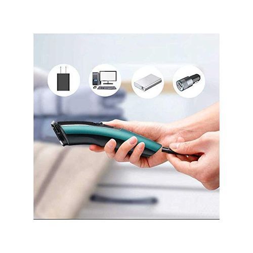 VGR TONDEUSE RECHARGEABLE - Tondeuse USB V-176 -Vert/noir - image 2