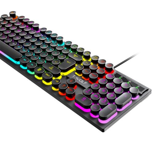 Generic T-wolf Punk Clavier Souris Set Jeu Lumineux USB Wired Key Mouse - image 3