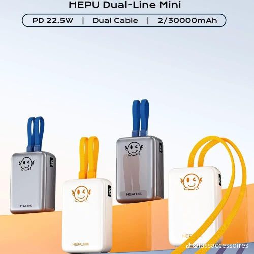 Generic Power Bank HEPU 20 000 mAh – Charge Rapide & Compacte - image 2
