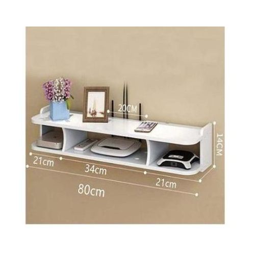 product_image_name-Generic-Étagères De Rangement Murales Flottantes Pour Décodeur TV - 80CM-1