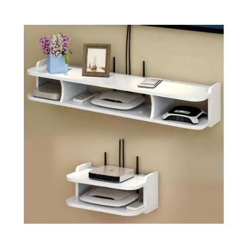 product_image_name-Generic-Étagères De Rangement Murales Flottantes Pour Décodeur TV - 80CM-2