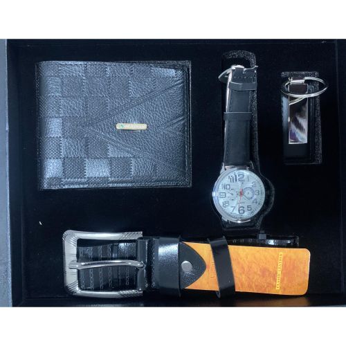 product_image_name-Fashion-Coffret Cadeau "Élégance Classique" pour Homme – Montre, Portefeuille, Ceinture & Porte-clés-4
