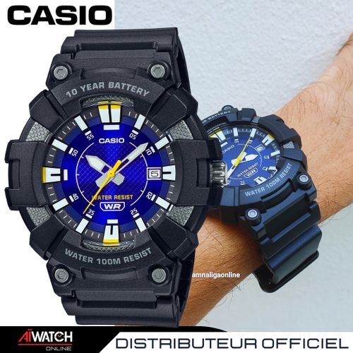 Casio MONTRE HOMME CASIO ANALOGIQUE MW 610H 2AV BRACELET NOIR