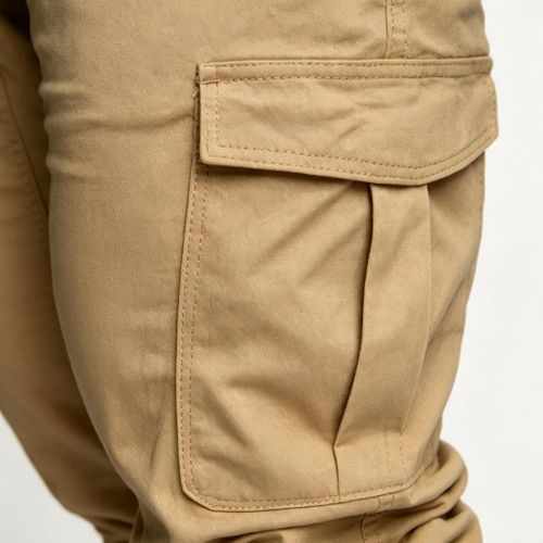 Berrykey Pantalons cargo décontractés pour hommes Joggers Pantalons de survêtement - Kaki - image 6