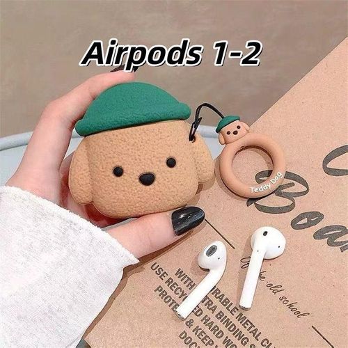 product_image_name-Inobrands-For Apple pod 1-2 Case Cover Cartoon Green Hat Dog Soft Silicone Earphone Case Casing-5