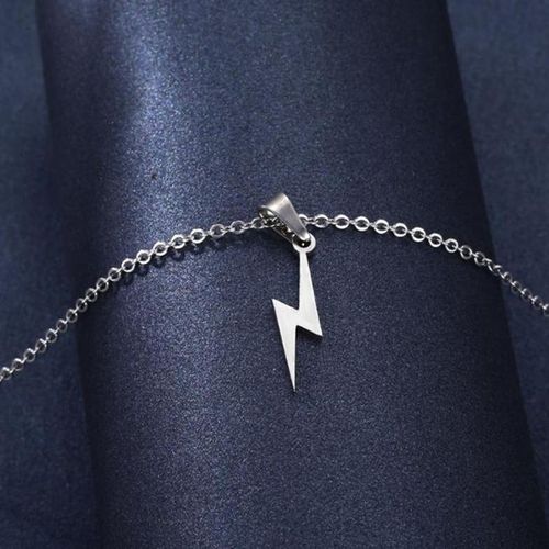 product_image_name-Fashion-Ensemble Bijoux Homme 2 en 1 - Collier et Bracelet - Argent-6