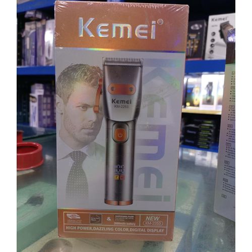 product_image_name-Kemei-KM-2253 - TONDEUSE À CHEVEUX RECHARGEABLE PROFESSIONNELLE - 2000mAh-1