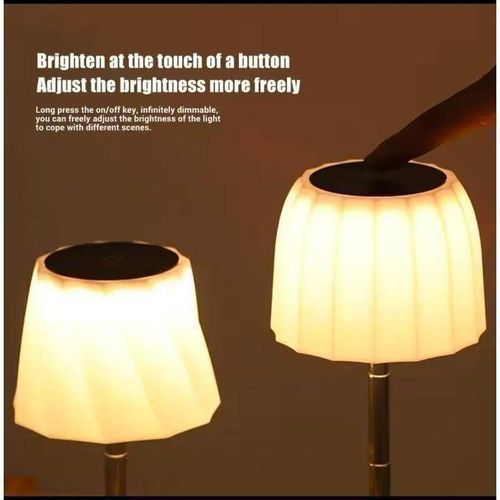Generic Magnifique Veilleuses LED Tactiles à Gradation Continue, Lampe De Table Rétractable Aste Par USB - image 2