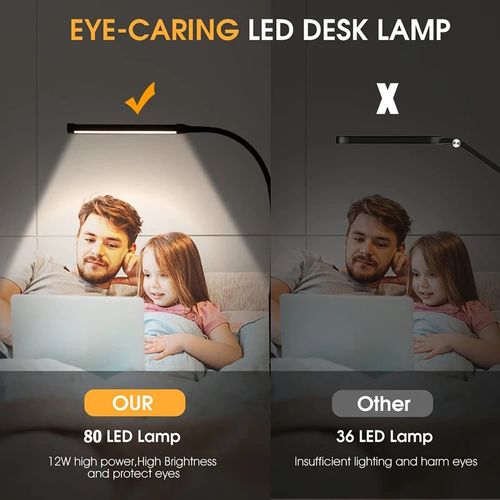 Generic Lampe De Chevet LED Ajustable Et Alimentée Par USB, Pince Pliable à  360° - Prix pas cher