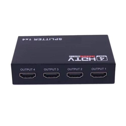 product_image_name-Generic-Répartiteur ( SPLITTER ) HDTV ( HDMI ) 1080P Adaptateur Convertisseur 1X4 Commutateur HDMI amplifié 1 entrée 4 sorties pour répartiteurs et convertisseurs vidéo TV ED-2