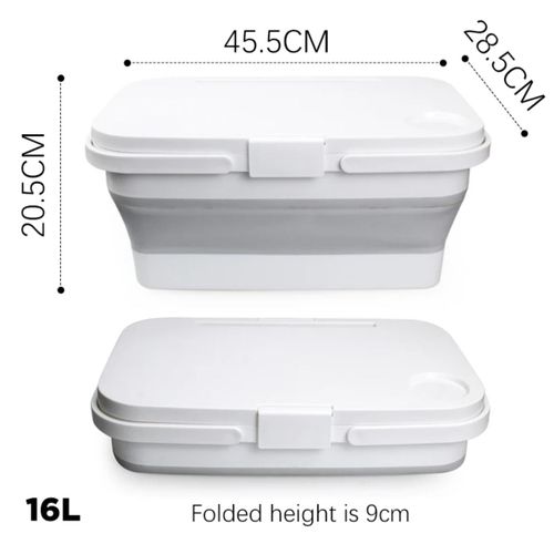 Generic Panier à Provisions pliants, portable avec poignée ,en plastique - image 8