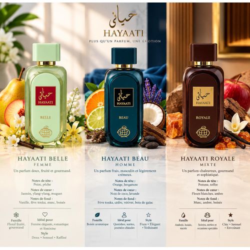 Fragrance World Lot 3 de parfum Hayaati - image 2