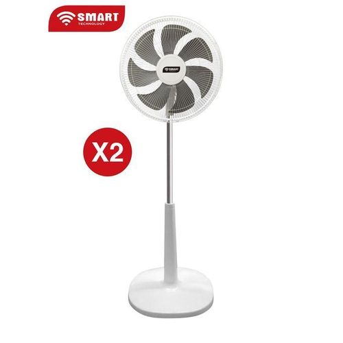 Smart TECHNOLOGY 2 VENTILATEURS SMART Double Hélices 16" STV1623C