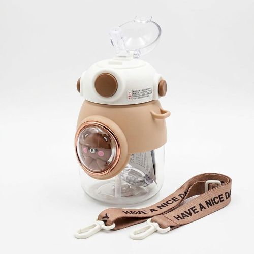 Generic Gourde Enfant Premium Panda Astronaute 500ml - Design Espace 3D - image 2