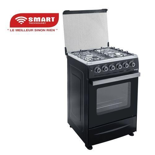 product_image_name-Smart-Cuisinière 4 Feux Automatique Avec FOUR 60x50 SMART(STC-6050SC) -INOX-1